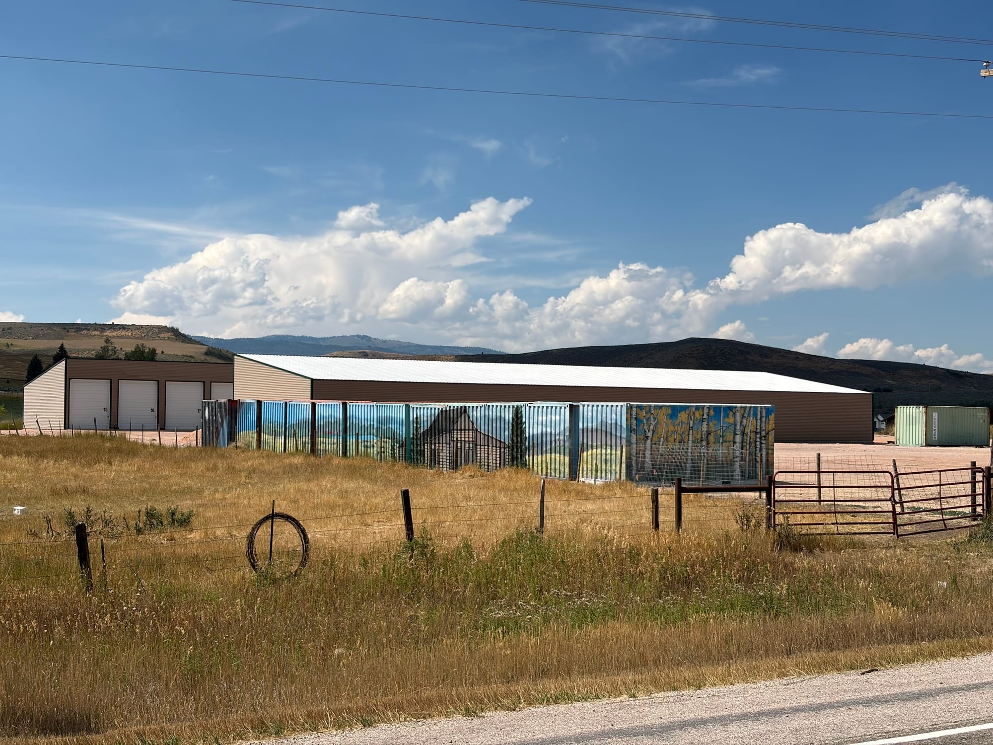 The Paris Creek Storage yard in Paris, Idaho, the closest storage to Fish Haven, Idaho